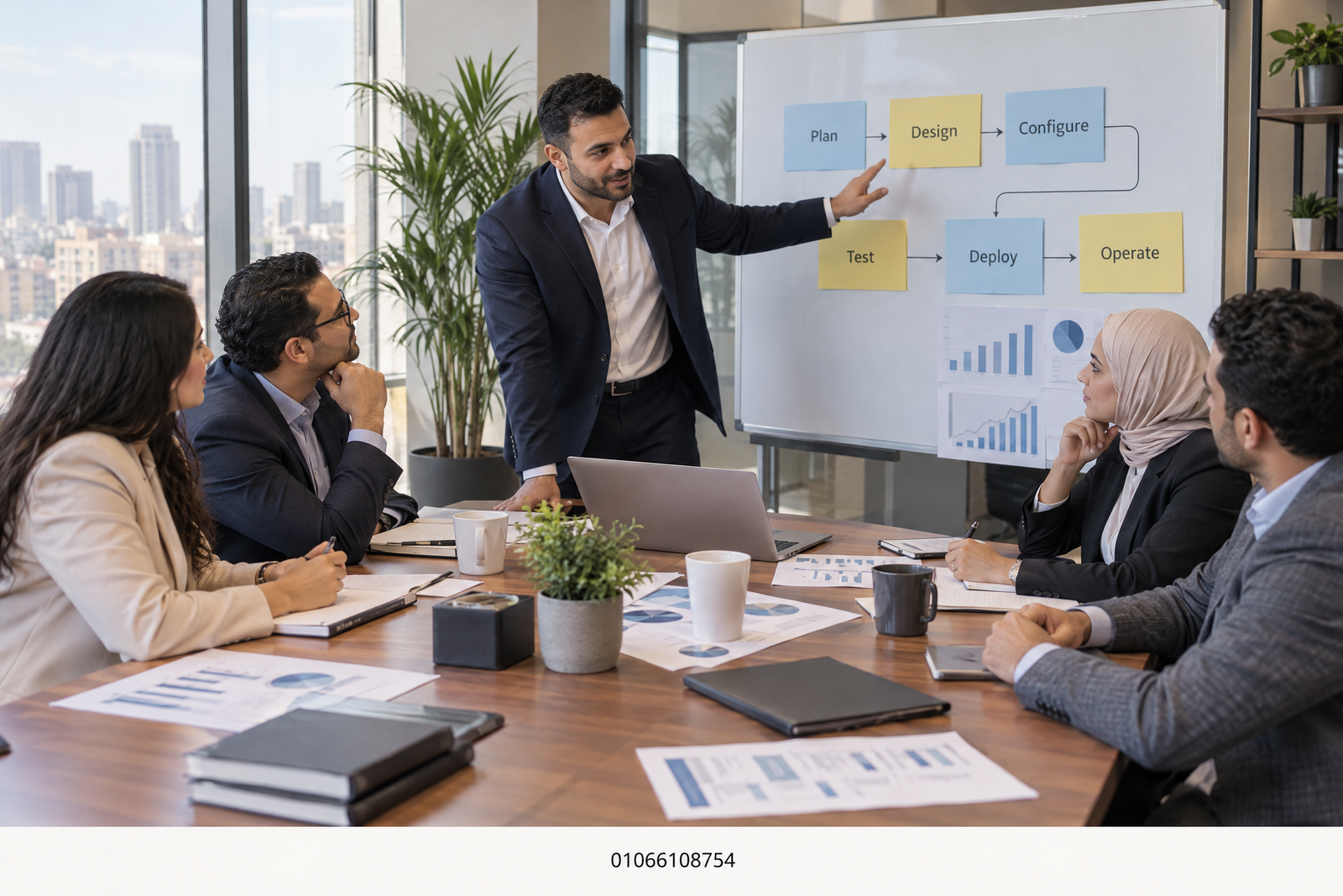 جلسة استشارة وتنفيذ نظام ERP وتوحيد إجراءات العمل