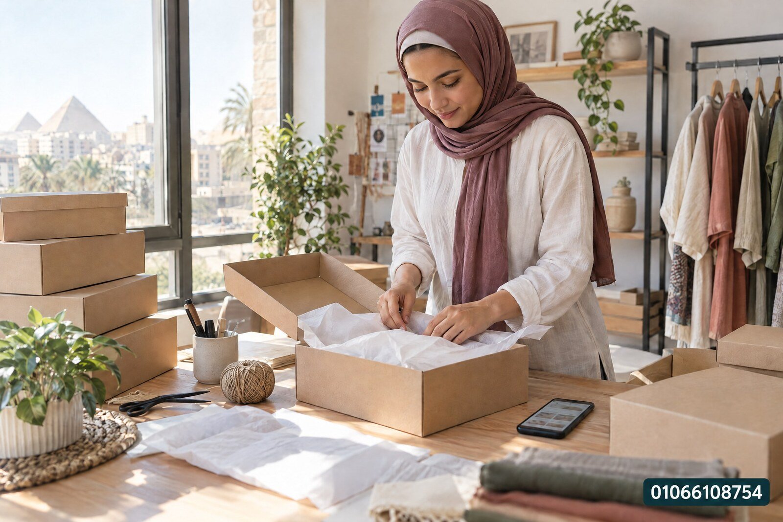 تجهيز طلبات متجر إلكتروني للتوصيل إلى العملاء