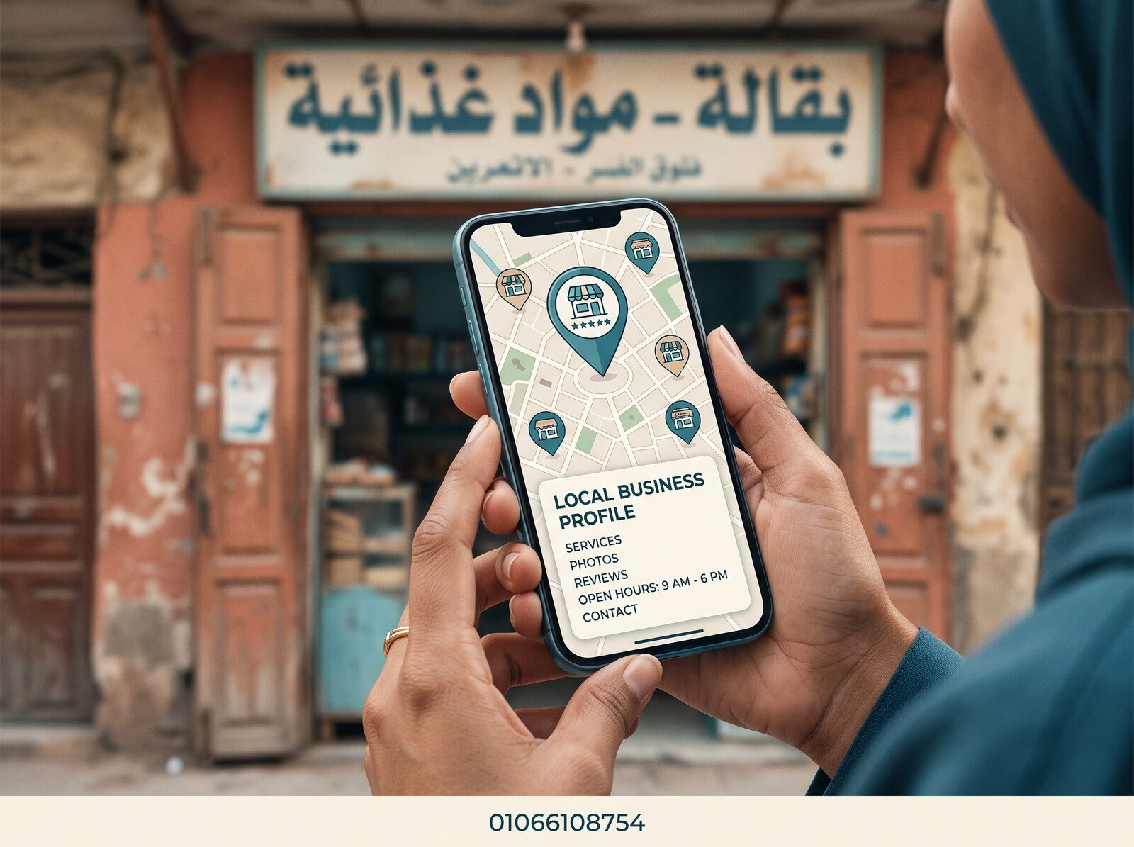 إعداد ملف نشاط محلي على الهاتف مع رقم التواصل 01066108754