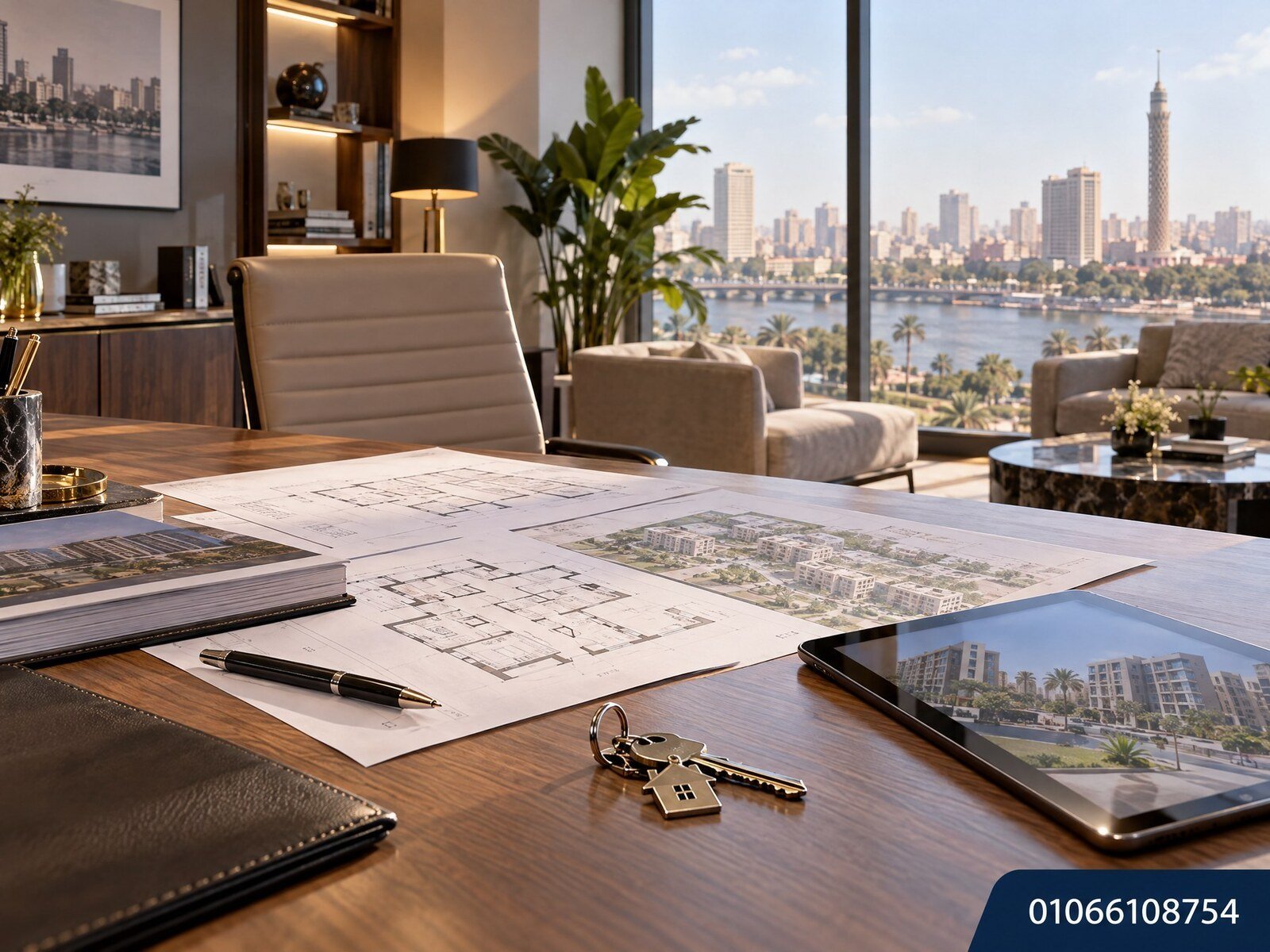 مساحة عمل عقارية تساعد على متابعة الاستفسارات والعملاء